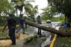 Hurricane Irene hits the Caribbean 