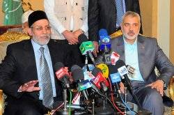 Hamas PM meets Egypt