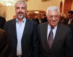 Abbas and Meshaal in Cairo for talks