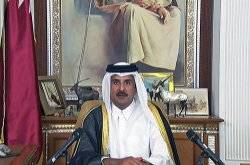 New Qatar emir gives first address 