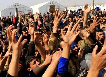 Mosul refugee numbers mount amid humanitarian crisis