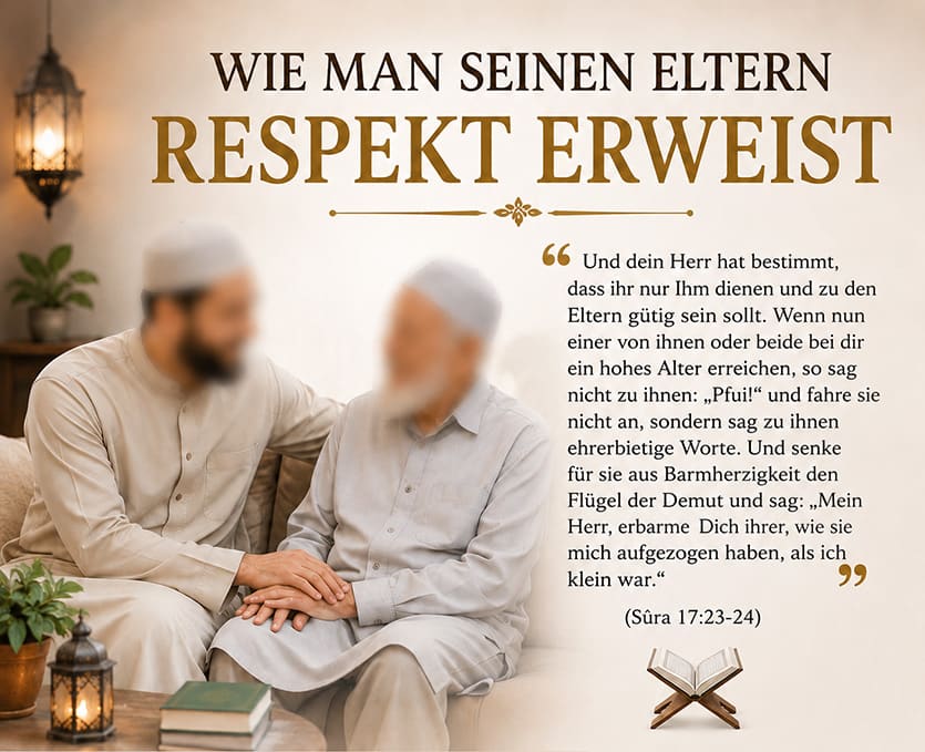 Wie man seinen Eltern Respekt erweist