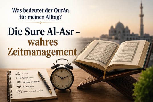 Was bedeutet der Qur�n f�r meinen Alltag? Die Sure Al-Asr � wahres Zeitmanagement