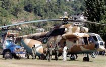 Relief Helicopter Crashes in Pakistan