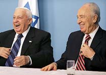 Shimon Peres to Back Sharon