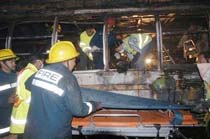 Bus Inferno Kills 40 in Pakistan