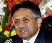 Rocket Fire Welcomes Musharraf