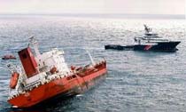 Damaged Tanker Sinks in Channel