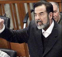 Saddam Absent as Trial Continues  