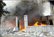 Syrians Burn Embassies in Cartoon Row