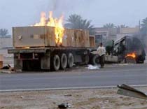 Truck Drivers Killed North of Baghdad 