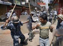 Rebels and Troops Clash in Nepal