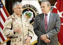 Rumsfeld in Baghdad to Support New PM