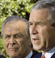 Rumsfeld Heckled by Former CIA Analyst 