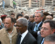 Annan Tours Lebanon Destruction