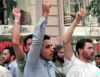 Protests Greet Sharon in Turkey, Palestinian Bomber Dies