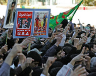 Iranians protest against the US 