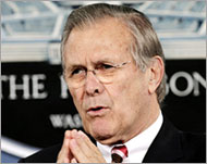 Rights group wants Rumsfeld charged