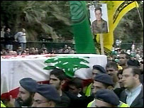 Beirut funeral for Shia protester 