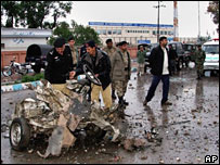 Pakistan airport blast kills one