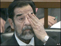 Saddam sees death as 