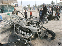 Bus bomb hits Baghdad