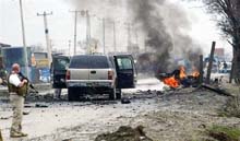 Kabul bomber attacks US convoy 