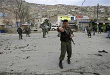 Bomber kills four in Afghan capitol