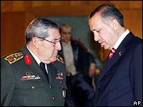 Turkish ruling party warns army 