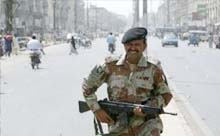 Pakistan city shut down by strike 