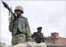 Pakistani forces raid training camp near Afghan border