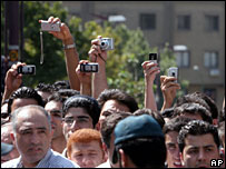 Tehran killers hanged in public 