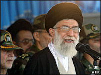 Iranian supreme leader slams Bush 