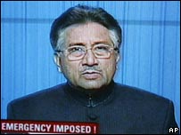 Musharraf imposes emergency rule 