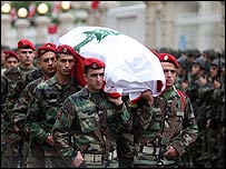 Lebanon mourns army leader