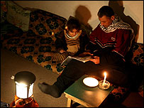 Blackout in besieged Gaza City