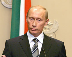 Putin cautious over 