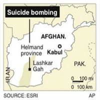  Suicide attack kills 4 in Afghanistan 