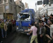 Clashes break out in Egypt town   