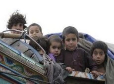 Afghan refugees stranded at border