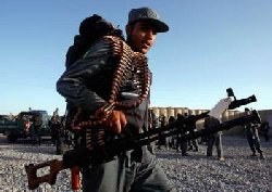 Suicide blast kills 18 Afghan police, civilians 