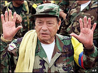 Colombian rebels say leader dead 