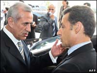 Sarkozy presses Lebanon on peace 