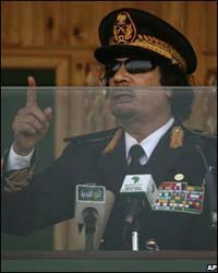 Gaddafi attacks Obama on Israel 