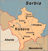 Newly independent Kosovo