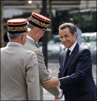 Sarkozy overhauls the military as France plans return to NATO