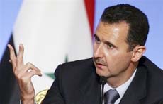 Assad pushing for Israel talks