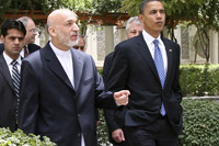 Obama meets Afghan president 