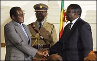 Zimbabwe rivals draw line with pact signing