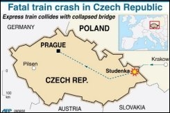 Freak Czech train crash kills seven